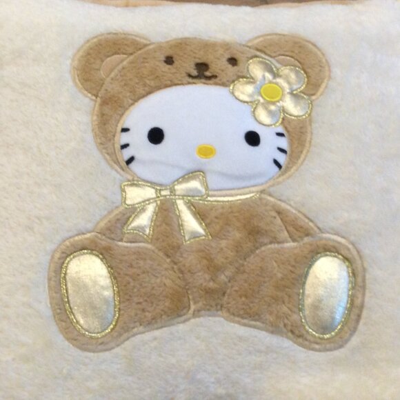 Brown Hello Kitty Pillow - Square Pillow 15inch - Picture 3 of 6